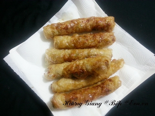Nem rán vàng ươm giòn rụm chấm nước mắm chua ngọt tuyệt ngon - 5