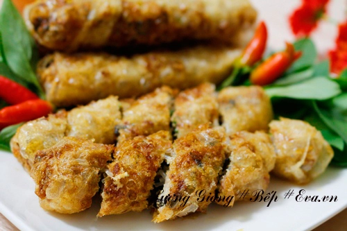 Nem rán vàng ươm giòn rụm chấm nước mắm chua ngọt tuyệt ngon - 6