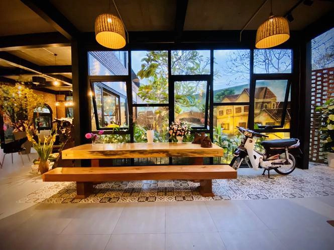 Ngôi nhà kết hợp quán cafe đẹp lạ nhờ nghệ thuật xếp gạch gây mê - 6