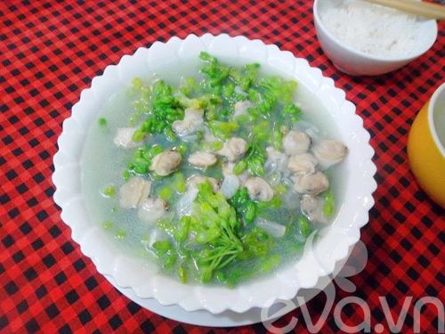 Ngọt mát canh ngao nấu thiên lý - 8