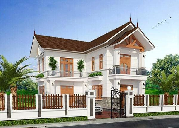 Những mẫu nhà 2 tầng chữ l 100m2 tuyển chọn nhà đông người ở thoải mái - 3