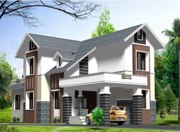 Những mẫu nhà 2 tầng chữ l 100m2 tuyển chọn nhà đông người ở thoải mái - 8