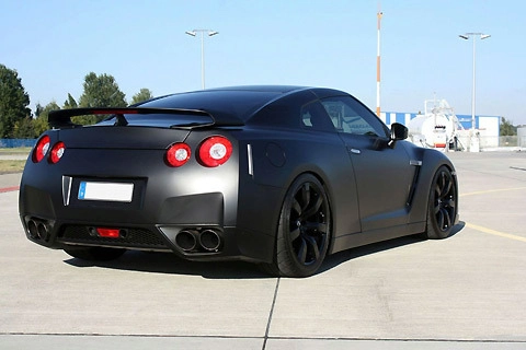  nissan gt-r độ toàn đen - 1