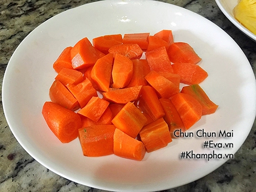 Nước ép dứa - cà rốt thơm ngon mát lạnh giải nhiệt ngày hè - 2