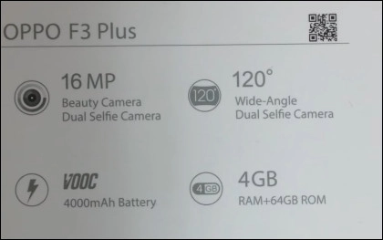 Oppo f3 plus phiên bản việt nam bất ngờ lộ diện - 3