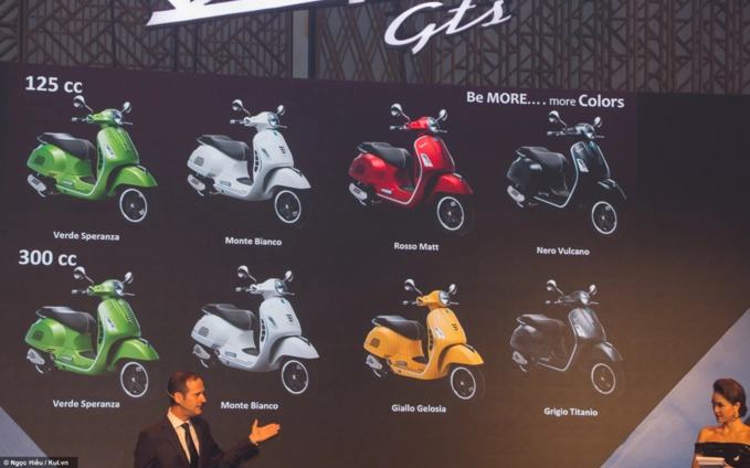 Piaggio việt nam công bố giá bán của mẫu tay ga gts phiên bản 125cc và 300cc - 11
