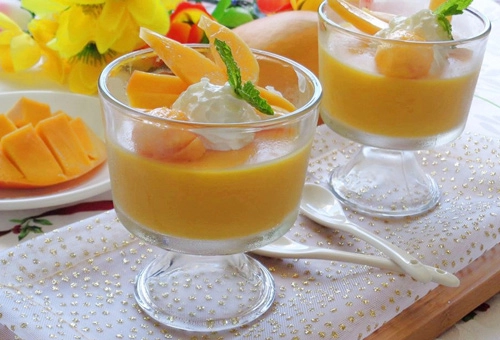 Pudding xoài thơm ngon thanh mát - 7