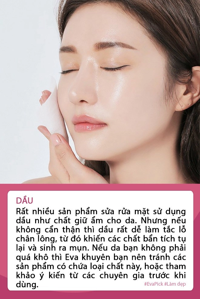 Rửa mặt sạch không khó nhưng sử dụng sản phẩm làm sạch chứa 5 chất này da càng thêm xấu - 3