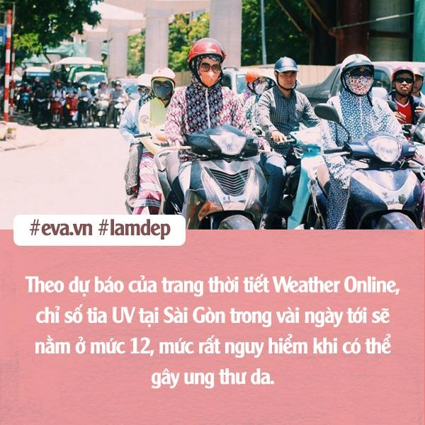 Sài gòn mùa tia uv chạm ngưỡng nguy hiểm chị em cần kem chống nắng và những điều này - 1