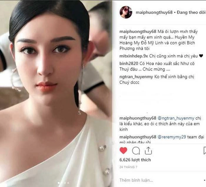 Sau hhen niê tiểu vy và giờ là hương giang góp mặt vào hội mỹ nhân của mai phương thúy - 10