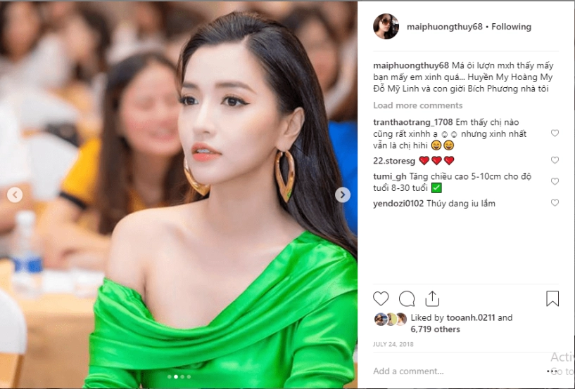 Sau hhen niê tiểu vy và giờ là hương giang góp mặt vào hội mỹ nhân của mai phương thúy - 11