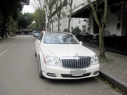  siêu sang maybach 62s trắng thăm hà nội - 1