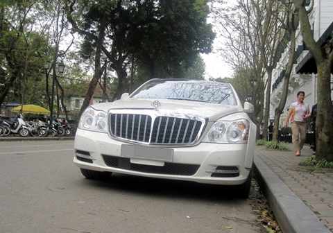  siêu sang maybach 62s trắng thăm hà nội - 2