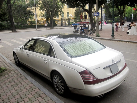  siêu sang maybach 62s trắng thăm hà nội - 4