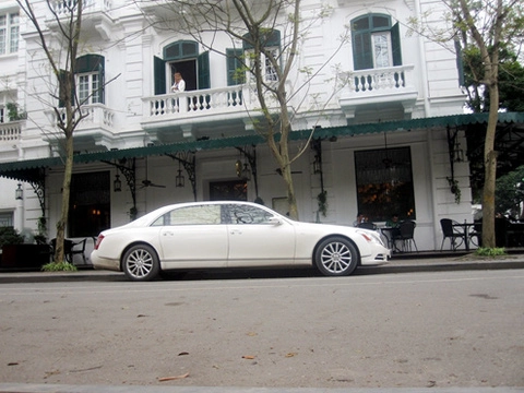  siêu sang maybach 62s trắng thăm hà nội - 5