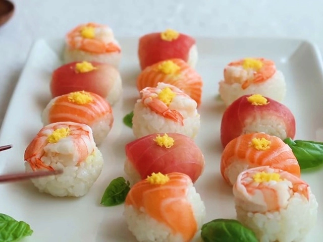 Sushi hình hoa tươi ngon đã miệng đãi khách tới chơi nhà - 22