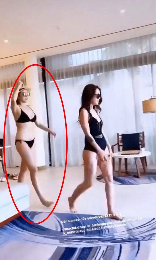 Tay bế em bé kỳ duyên không quên khoe dáng nuột mặc kệ đồn đoán body lúc căng lúc xẹp - 4