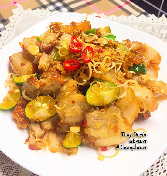 Thịt ba chỉ lắc sả quất lạ miệng ăn là nghiện liền - 8