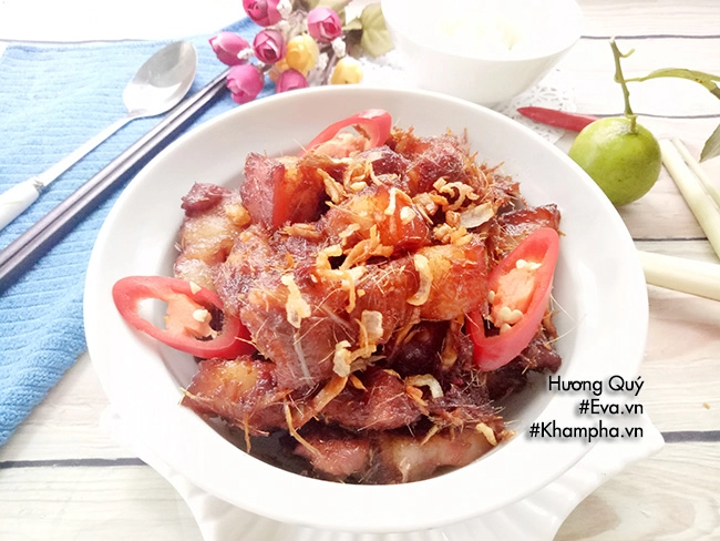 Thịt kho mắm tép sả tốn cơm ngày mát trời - 10