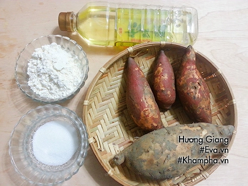 Thử làm món khoai lang tẩm bột chiên giòn thơm lừng góc bếp - 1