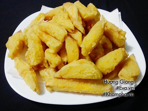 Thử làm món khoai lang tẩm bột chiên giòn thơm lừng góc bếp - 4