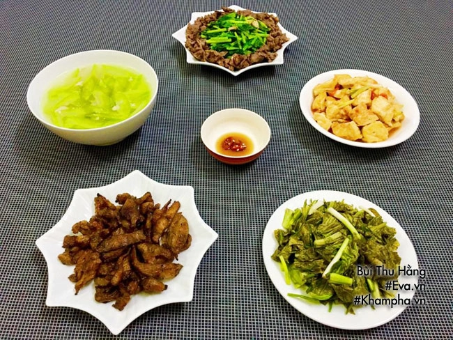 Thực đơn cơm chiều đủ đầy dinh dưỡng chỉ với 120000 đồng cả nhà no nê - 1