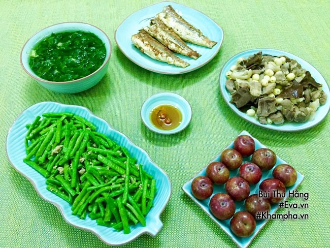 Thực đơn cơm tối với 2 món mặn đưa cơm cho cả nhà - 1