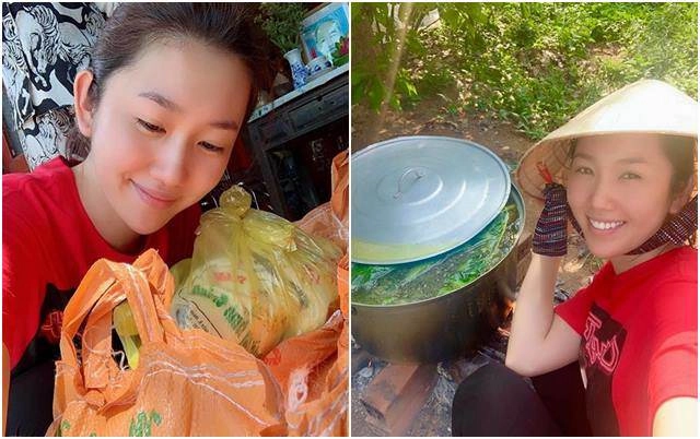 Thúy ngân gây sốc toàn tập khi trút bỏ son phấn lộ mặt mộc nhợt nhạt da đen nhẻm - 5