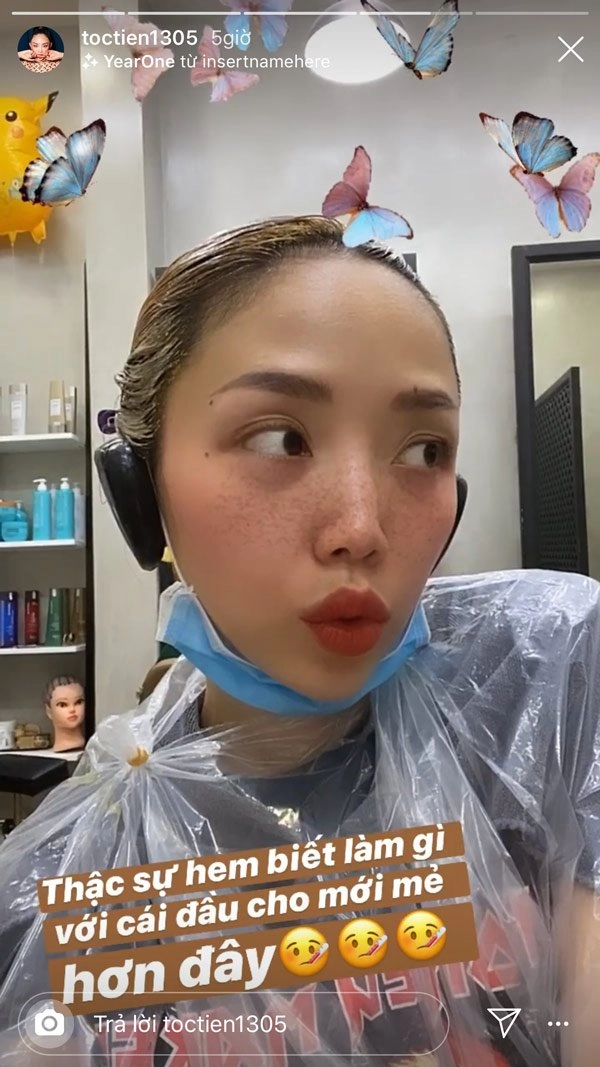 Tóc tiên kêu không biết làm tóc gì ăn tết đến khi thành phẩm ai cũng hết hồn - 1
