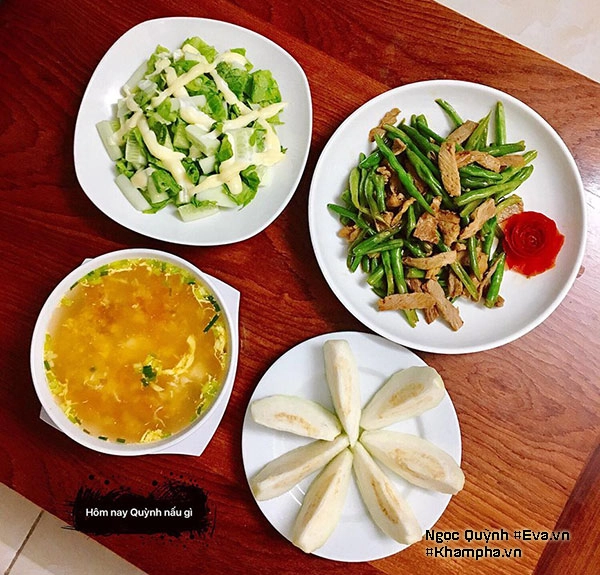 Trầm trồ với những mâm cơm 1 người đến cọng rau cũng chỉn chu của 9x độc thân xinh xắn - 8