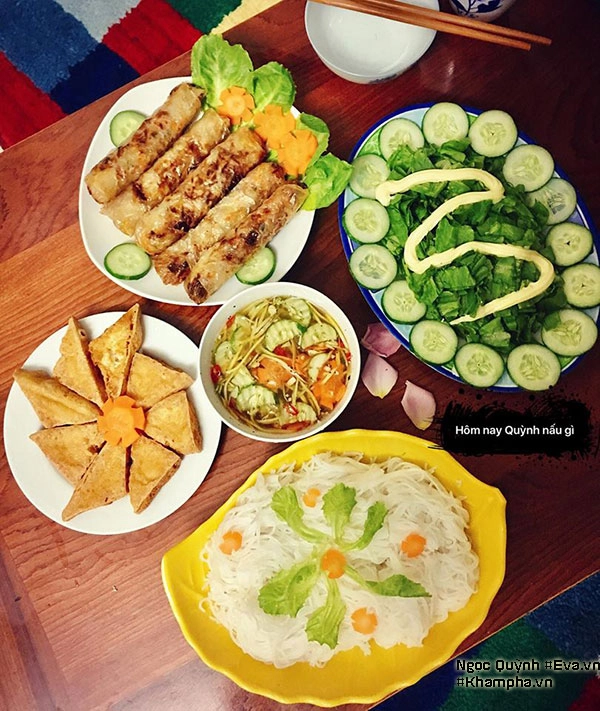 Trầm trồ với những mâm cơm 1 người đến cọng rau cũng chỉn chu của 9x độc thân xinh xắn - 9