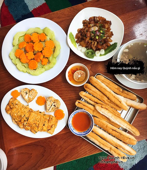 Trầm trồ với những mâm cơm 1 người đến cọng rau cũng chỉn chu của 9x độc thân xinh xắn - 10