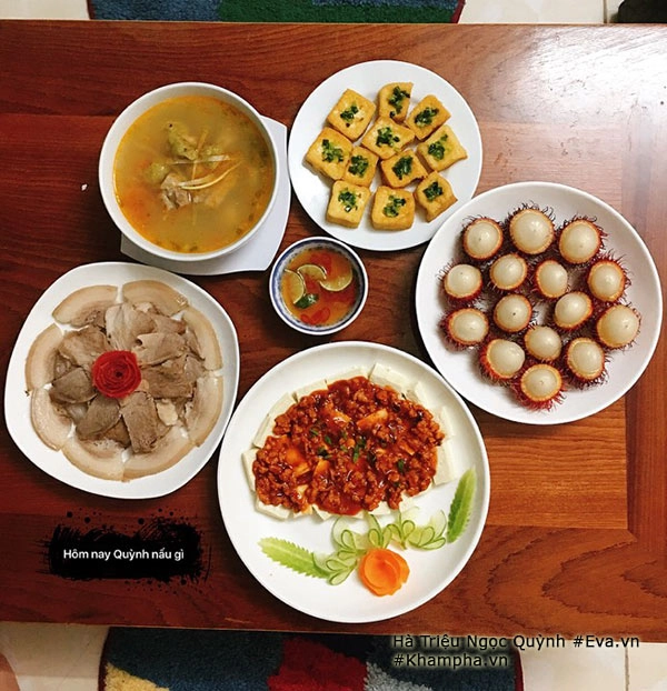 Trầm trồ với những mâm cơm 1 người đến cọng rau cũng chỉn chu của 9x độc thân xinh xắn - 12