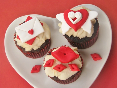 Trang trí cupcake tình tứ cho valentine - 14