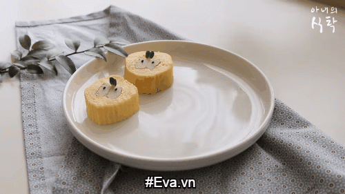 Trứng cuộn xinh xắn dụ bé ăn cơm - 11
