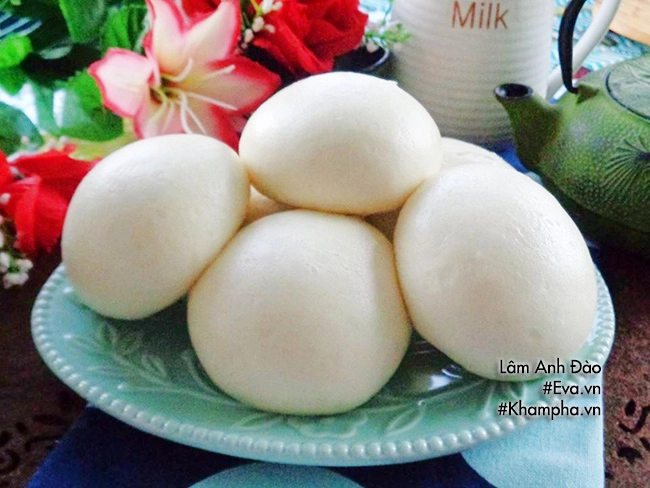 Tự làm bánh bao nhân phô mai chảy siêu hot cho cả nhà ăn sáng - 10