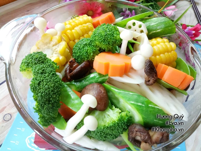 Vào bếp nấu bát canh nấm ngọt thanh ăn chay ngày vu lan - 6