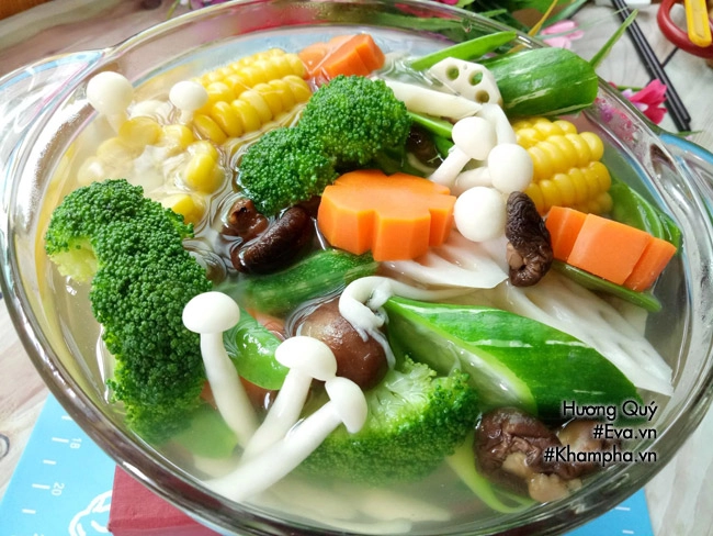 Vào bếp nấu bát canh nấm ngọt thanh ăn chay ngày vu lan - 7