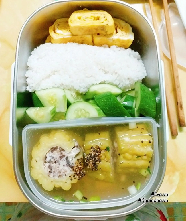 Vợ bầu 7 tháng đảm đang được chồng trả phí nấu ăn trưa bằng nụ hôn mỗi ngày - 10