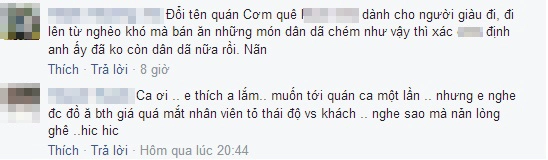 Vừa khai trương quán ăn trường giang đã bị chê là cơm quê mà giá thành thị - 6