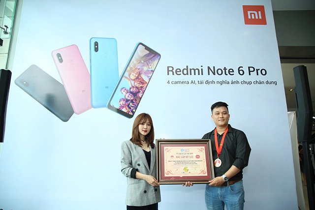 Xiaomi lập kỷ lục mới về selfie với redmi note 6 pro - 1