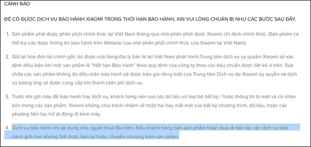 Xiaomi từ chối bảo hành máy không chính chủ người dùng việt hoang mang - 1