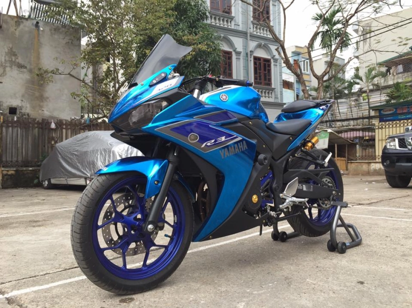 Yamaha r3 với bộ cánh xanh chrome đầy ấn tượng tại việt nam - 3