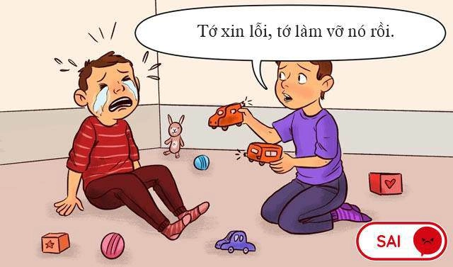 Yêu cầu con xin lỗi là chưa đủ đây là điều bố mẹ nên dạy khi con sai lầm - 1