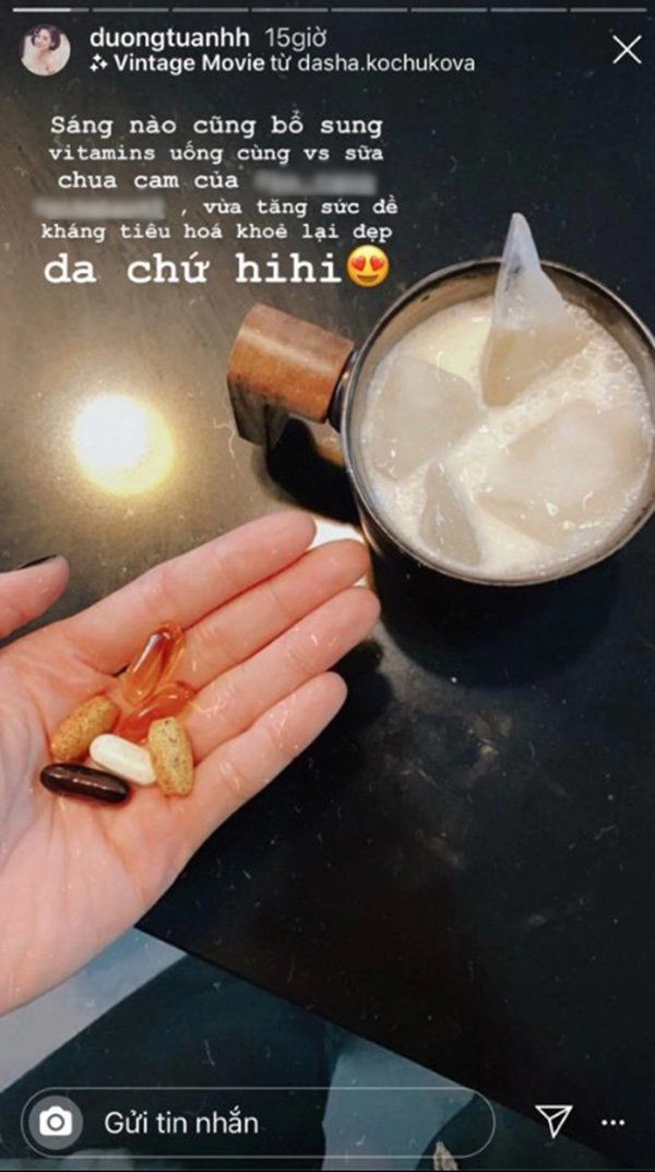 Da trắng hồng như hà hồ tú anh là bẩm sinh hay phải mất công nuôi dưỡng - 11