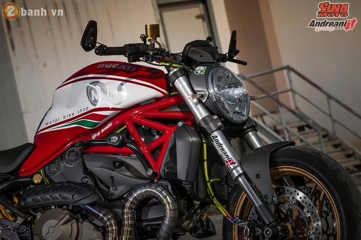 Ducati monster 821 vô cùng hấp dẫn trong bản độ đầy đồ hiệu - 2