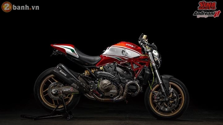 Ducati monster 821 vô cùng hấp dẫn trong bản độ đầy đồ hiệu - 6