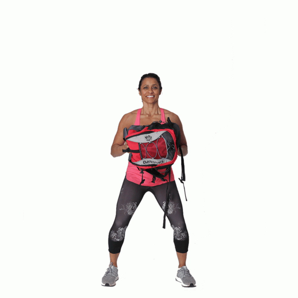 Hết lấy đá tảng làm tạ hhen niê tiếp tục vác bao lúa tập squat để eo thon dáng gọn - 10