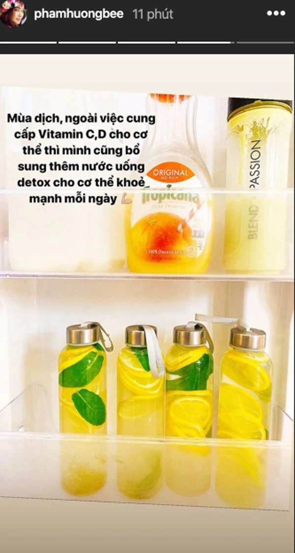 Hoa hậu thời dịch phạm hương hhen niê tự làm nước detox đỗ mỹ linh diệt mụn tận gốc - 3
