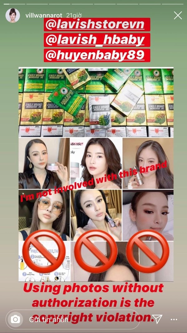 Huyền baby gặp rắc rối vì sử dụng hình ảnh sao hạng a thái lan để quảng cáo mỹ phẩm - 1